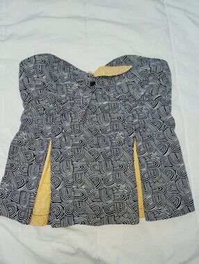 Odille Strapless Peplum Top